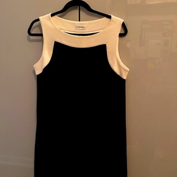 Calvin Klein Block Sleeveless Dress - Picture 1 of 3